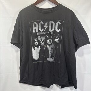 AC DC T Shirt Men's‎ Black Highway to Hell Size:  2XL